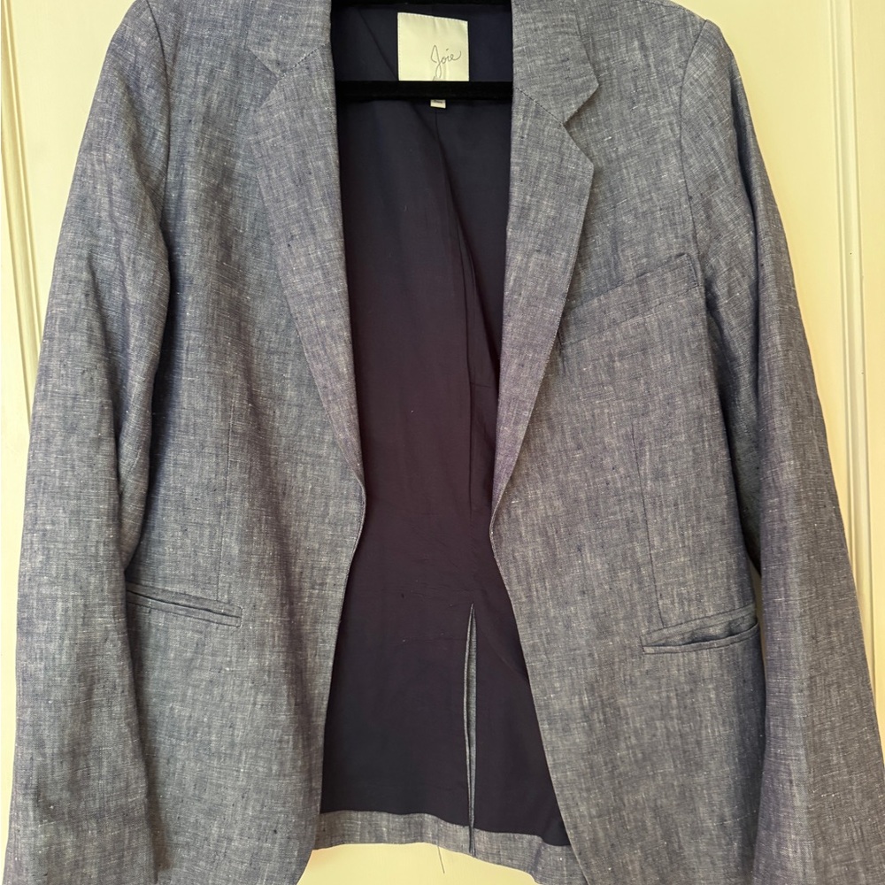Joie light Blue Chambray Blazer